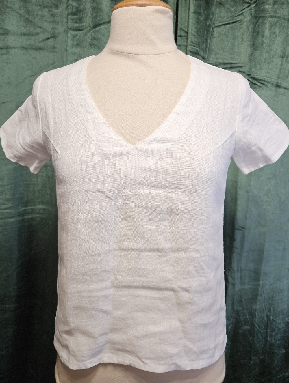 Not Perfect Linen Malta Boxy Linen Top
